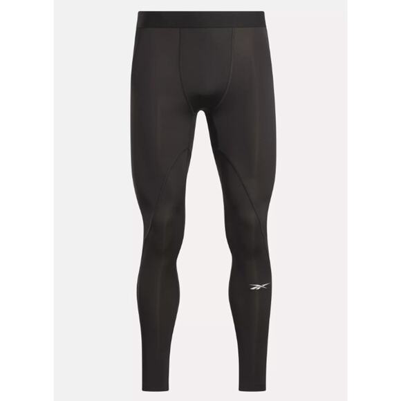 Compression training tights from Reebok, men's size L, Black - Picture 1 of 7